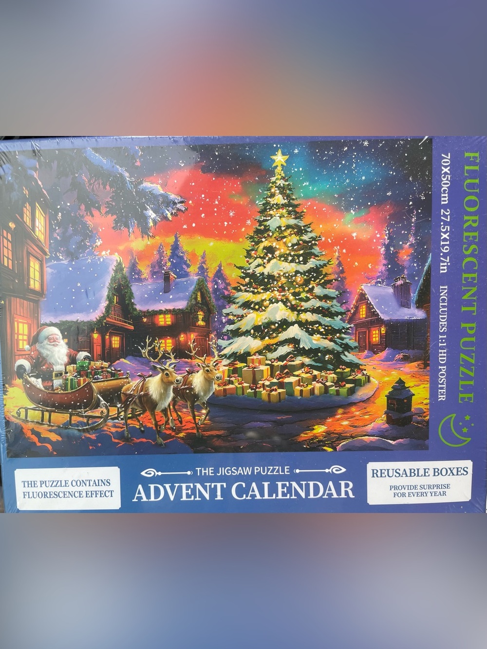 Advent Calendar Jigsaw Puzzle - Festive Holiday Tree Scene